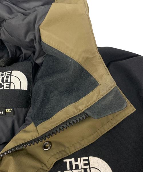THE NORTH FACE（ザ ノース フェイス）THE NORTH FACE (ザ ノース フェイス) マウンテンダウンジャケット カーキ×ブラック サイズ:Mの古着・服飾アイテム