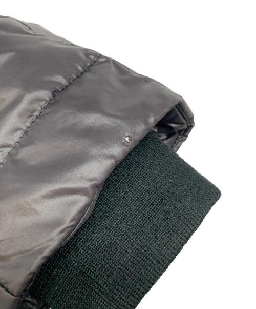 MAX&Co.（マックスアンドコー）MAX&Co. (マックスアンドコー) ウール切替ダウンジャケット ブラック サイズ:36の古着・服飾アイテム