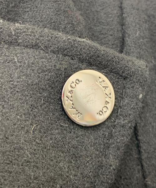 MAX&Co.（マックスアンドコー）MAX&Co. (マックスアンドコー) ウール切替ダウンジャケット ブラック サイズ:36の古着・服飾アイテム