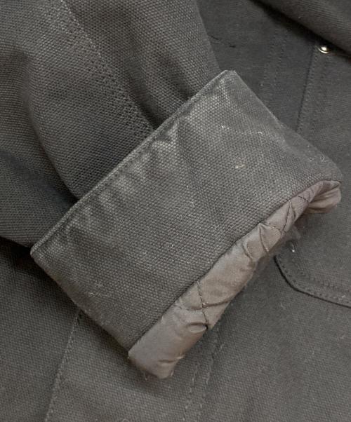 Carhartt WIP（カーハートダブリューアイピー）CARHARTT WIP (カーハート ワークインプログレス) フリースカバーオールジャケット ブラック サイズ:Mの古着・服飾アイテム