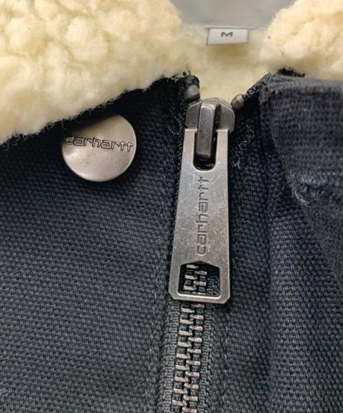 Carhartt WIP（カーハートダブリューアイピー）CARHARTT WIP (カーハート ワークインプログレス) フリースカバーオールジャケット ブラック サイズ:Mの古着・服飾アイテム