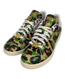 adidas×A BATHING APE（アディダス×ア ベイシング エイプ）の古着「Stan Smith "ABC Camo"」｜オリーブ×グリーン