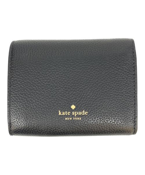 Kate Spade（ケイトスペード）Kate Spade (ケイトスペード) 2つ折り財布 ブラックの古着・服飾アイテム