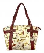 Salvatore Ferragamoサルヴァトーレ フェラガモ）の古着「ハンドバッグ」｜ホワイト×レッド