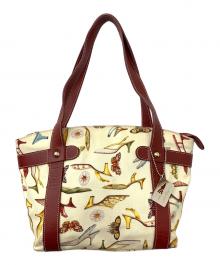 Salvatore Ferragamo（サルヴァトーレ フェラガモ）の古着「ハンドバッグ」｜ホワイト×レッド