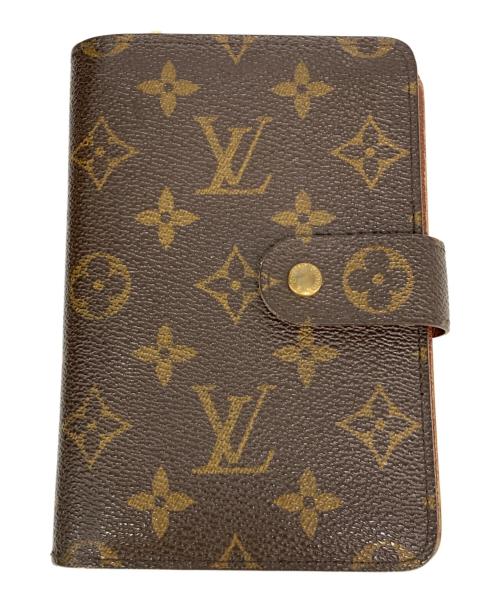 LOUIS VUITTON（ルイ ヴィトン）LOUIS VUITTON (ルイ ヴィトン) モノグラム ポルトパピエ・ジップ ブラウンの古着・服飾アイテム