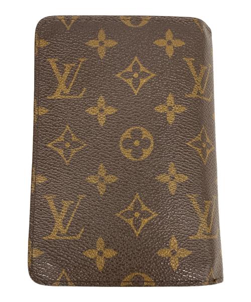 LOUIS VUITTON（ルイ ヴィトン）LOUIS VUITTON (ルイ ヴィトン) モノグラム ポルトパピエ・ジップ ブラウンの古着・服飾アイテム