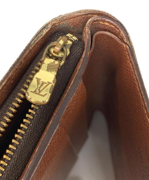 LOUIS VUITTON（ルイ ヴィトン）LOUIS VUITTON (ルイ ヴィトン) モノグラム ポルトパピエ・ジップ ブラウンの古着・服飾アイテム