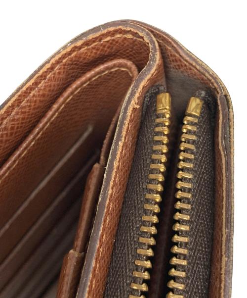LOUIS VUITTON（ルイ ヴィトン）LOUIS VUITTON (ルイ ヴィトン) モノグラム ポルトパピエ・ジップ ブラウンの古着・服飾アイテム