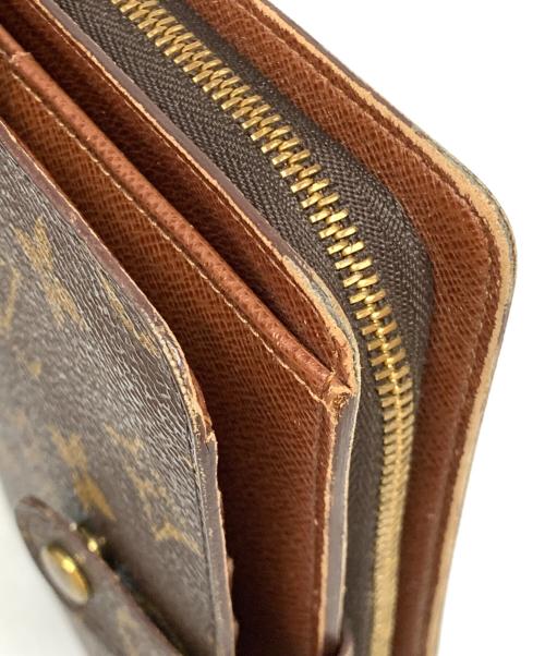 LOUIS VUITTON（ルイ ヴィトン）LOUIS VUITTON (ルイ ヴィトン) モノグラム ポルトパピエ・ジップ ブラウンの古着・服飾アイテム