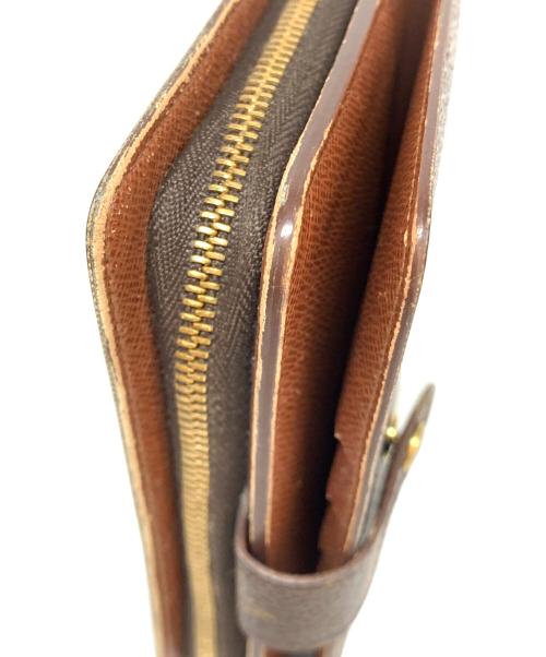 LOUIS VUITTON（ルイ ヴィトン）LOUIS VUITTON (ルイ ヴィトン) モノグラム ポルトパピエ・ジップ ブラウンの古着・服飾アイテム