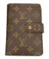 LOUIS VUITTON（ルイ ヴィトン）の古着「モノグラム ポルトパピエ・ジップ」｜ブラウン