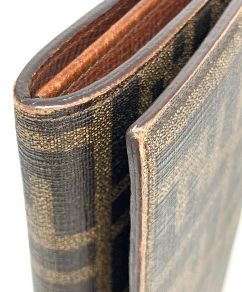 FENDI（フェンディ）FENDI (フェンディ) ズッカ 長財布 ブラウンの古着・服飾アイテム