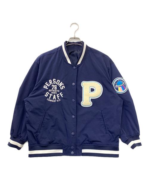 PERSON'S（パーソンズ）PERSON'S (パーソンズ) コーチジャケット ネイビー サイズ:LLの古着・服飾アイテム