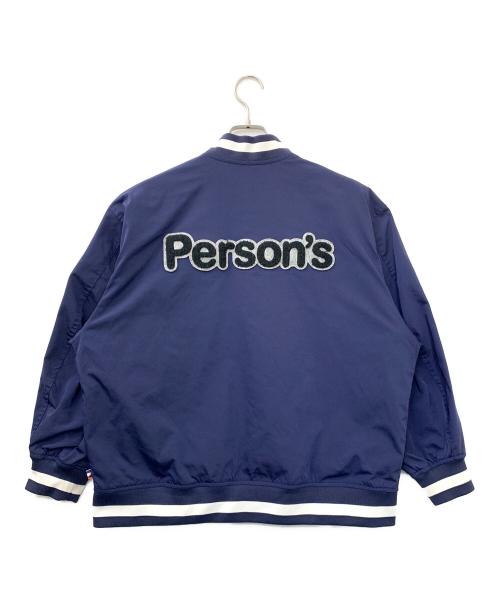 PERSON'S（パーソンズ）PERSON'S (パーソンズ) コーチジャケット ネイビー サイズ:LLの古着・服飾アイテム