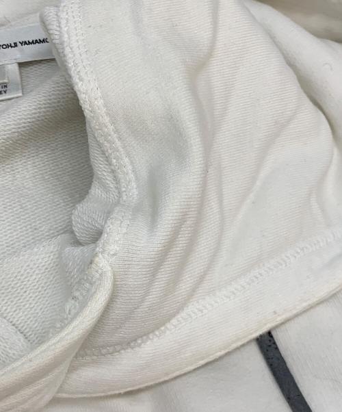 Y-3（ワイスリー）Y-3 (ワイスリー) プルオーバーロゴフーディ ホワイト サイズ:Sの古着・服飾アイテム
