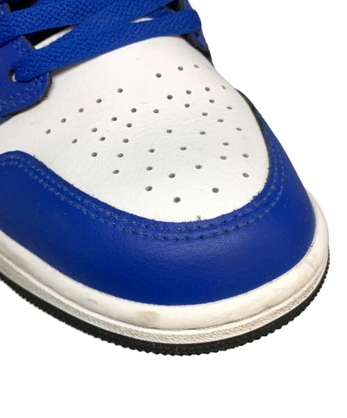 NIKE（ナイキ）NIKE (ナイキ) Air Jordan 1 Mid ブラック×ブルー サイズ:27.5cmの古着・服飾アイテム
