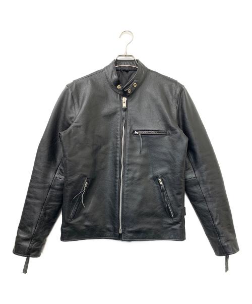 FREEDOM（フリーダム）FREEDOM (フリーダム) シングルライダースジャケット ブラック サイズ:40の古着・服飾アイテム