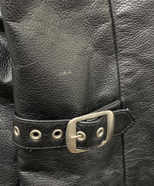 FREEDOM（フリーダム）FREEDOM (フリーダム) シングルライダースジャケット ブラック サイズ:40の古着・服飾アイテム