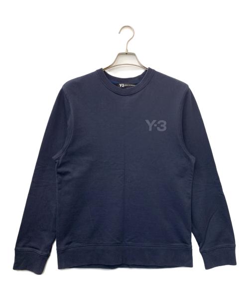 Y-3（ワイスリー）Y-3 (ワイスリー) ロゴスウェット ネイビー サイズ:XSの古着・服飾アイテム