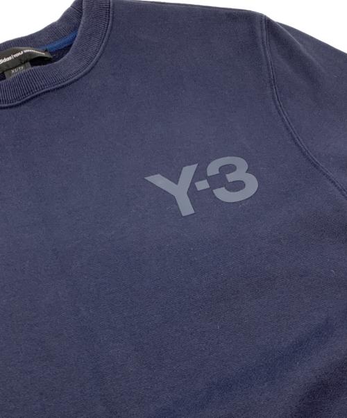 Y-3（ワイスリー）Y-3 (ワイスリー) ロゴスウェット ネイビー サイズ:XSの古着・服飾アイテム