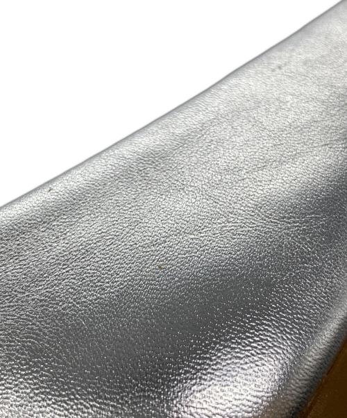 TORY BURCH（トリーバーチ）TORY BURCH (トリーバーチ) フラットレザーパンプス シルバー サイズ:6の古着・服飾アイテム