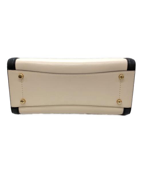 COACH（コーチ）COACH (コーチ) ゾーイ 2WAYバッグ ホワイト×ブラックの古着・服飾アイテム