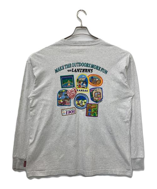 Coleman（コールマン）Coleman (コールマン) 長袖カットソー グレー サイズ:Mの古着・服飾アイテム