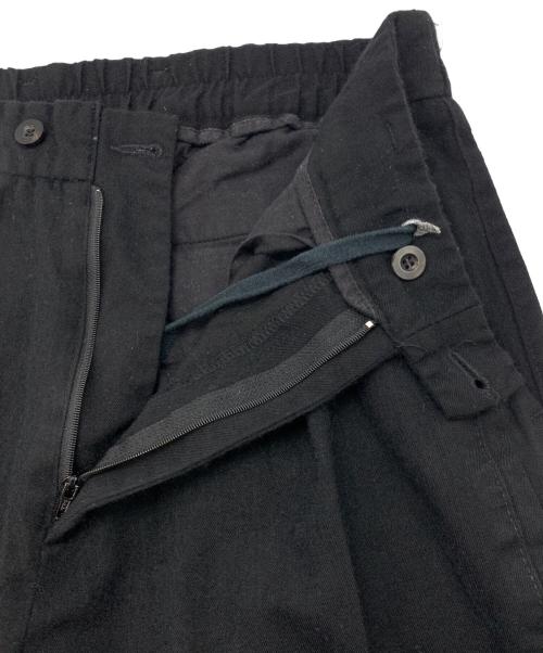 stein（シュタイン）stein (シュタイン) スラックス ブラック サイズ:Sの古着・服飾アイテム