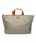 HUNTING WORLDハンティングワールド）の古着「アドゥービ トートバッグ」｜グレー×ブラウン