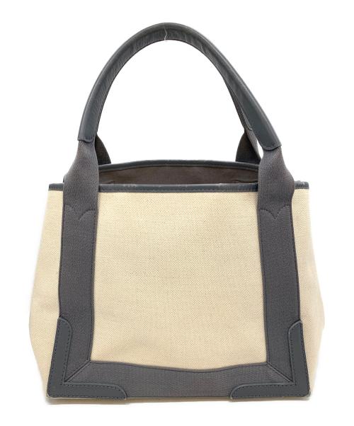 BALENCIAGA（バレンシアガ）BALENCIAGA (バレンシアガ) カバスモールトートバッグ アイボリー×グレーの古着・服飾アイテム