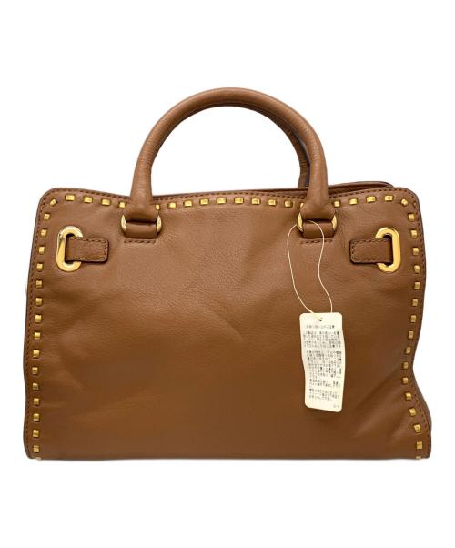 MICHAEL KORS（マイケル・コース）MICHAEL KORS (マイケルコース) 2WAYバッグ ブラウンの古着・服飾アイテム