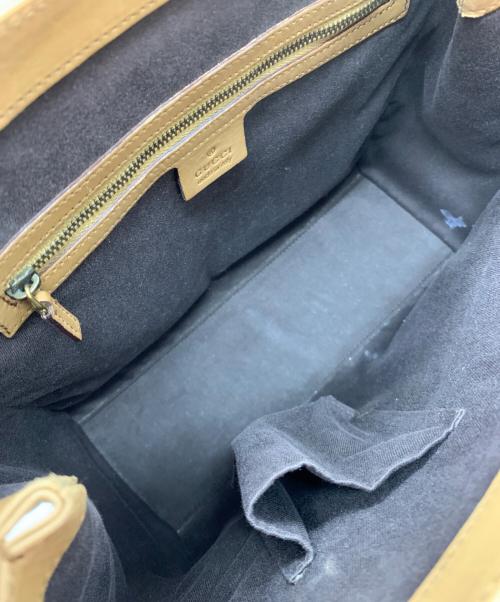 GUCCI（グッチ）GUCCI (グッチ) ハンドバッグ ブラウンの古着・服飾アイテム