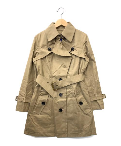 BURBERRY BLUE LABEL（バーバリー ブルー レーベル）BURBERRY BLUE LABEL (バーバリーブルーレーベル) トレンチコート ベージュ サイズ:38の古着・服飾アイテム