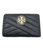 TORY BURCHトリーバーチ）の古着「2つ折り財布」｜ブラック