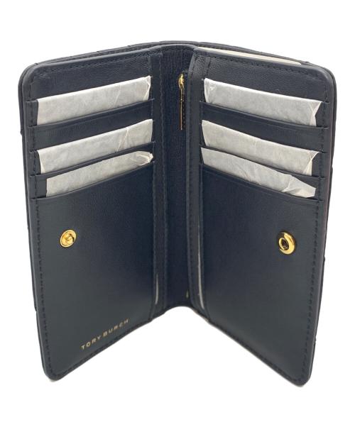 TORY BURCH（トリーバーチ）TORY BURCH (トリーバーチ) 2つ折り財布 ブラックの古着・服飾アイテム