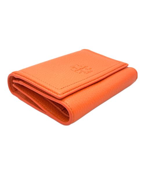 TORY BURCH（トリーバーチ）TORY BURCH (トリーバーチ) 3つ折り財布 オレンジの古着・服飾アイテム