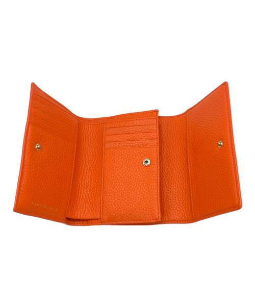 TORY BURCH（トリーバーチ）TORY BURCH (トリーバーチ) 3つ折り財布 オレンジの古着・服飾アイテム