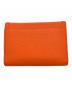 TORY BURCH (トリーバーチ) 3つ折り財布 オレンジ：6000円