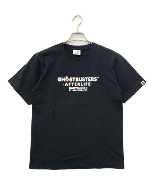 A BATHING APE（ア ベイシング エイプ）A BATHING APE (ア ベイシング エイプ) GHOSTBUSTERS (ゴーストバスターズ) BABY MILO TEE ブラック サイズ:Mの古着・服飾アイテム
