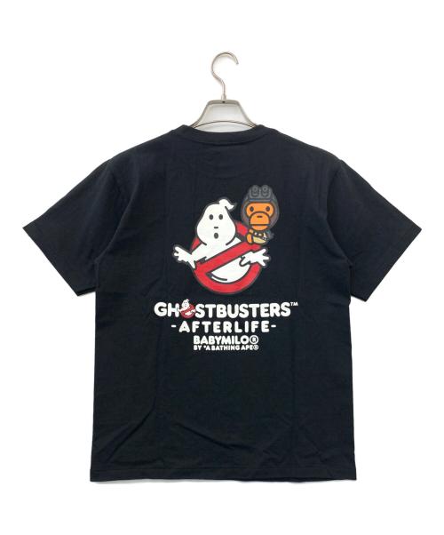 A BATHING APE（ア ベイシング エイプ）A BATHING APE (ア ベイシング エイプ) GHOSTBUSTERS (ゴーストバスターズ) BABY MILO TEE ブラック サイズ:Mの古着・服飾アイテム