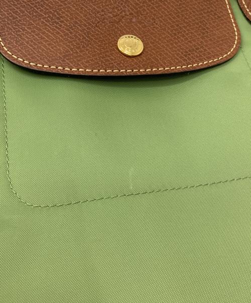 LONGCHAMP（ロンシャン）LONGCHAMP (ロンシャン) トートバッグ ブラウン×グリーンの古着・服飾アイテム