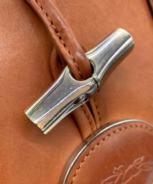 LONGCHAMP（ロンシャン）LONGCHAMP (ロンシャン) ハンドバッグ ブラウンの古着・服飾アイテム