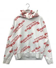 KENZO（ケンゾー）の古着「VERDY OVERSIZE HOODIE」｜ホワイト×レッド