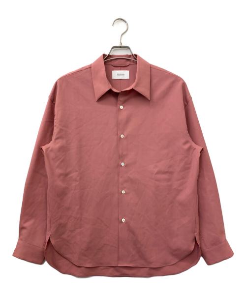 STUDIOUS（ステュディオス）STUDIOUS (ステュディオス) WASHABLE WOOL SHIRTS ピンク サイズ:1の古着・服飾アイテム