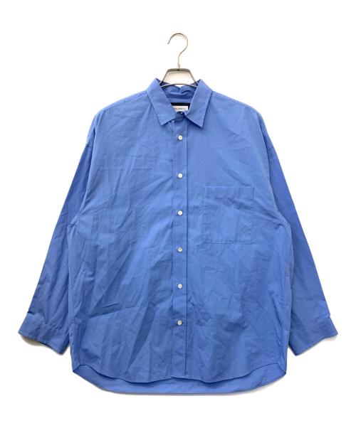 MAISON SPECIAL（メゾンスペシャル）MAISON SPECIAL (メゾンスペシャル) トーマスメイソンプライムオーバーシャツ ブルー サイズ:1の古着・服飾アイテム