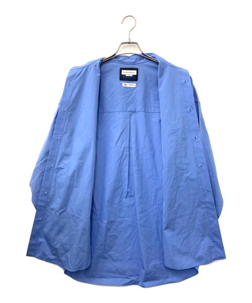 MAISON SPECIAL（メゾンスペシャル）MAISON SPECIAL (メゾンスペシャル) トーマスメイソンプライムオーバーシャツ ブルー サイズ:1の古着・服飾アイテム