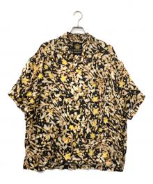 MAISON SPECIAL（メゾンスペシャル）の古着「プライムオーバーショートスリーブオープンカラーシャツ」｜ブラック