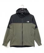 THE NORTH FACEザ ノース フェイス）の古着「エイペックス フレックスフーディ」｜ブラック×カーキ