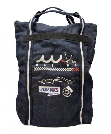 【極美品】muta MARINE ムータマリン 2way バッグ トリコロール 中古・古着通販】muta MARINE (ムータマリン) 2WAYバッグ ネイビー